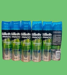 Gillette 702018013012 Mach3 Complete Defense Sensitive Shave Gel 6 Packs - 200 Ml Each