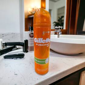 Gillette 702018502455 Fusion 5 Ultra Sensitive Shave Foam 8.45 Oz. 250 Ml Cans
