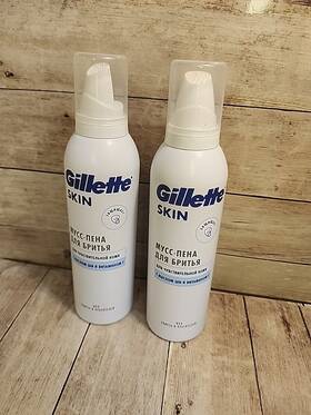Gillette 702018604203 2 Shaving Foam 4 Sensitive Skin With Shea Butter And Vitamin E Alcohol Free