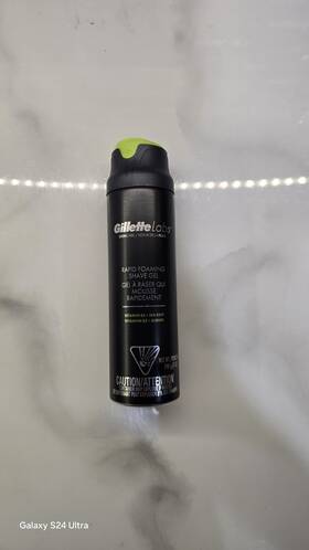 Gillette 80364057 Gilette Labs Rapid Foaming Shave Gel For Men Alcohol-free Dye-free 7 Oz