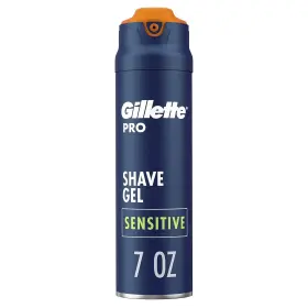 8209 Gillette Sensitive 2 In 1 Shaving Gel For Men Cools To Soothe Skin 3 Pack New-o