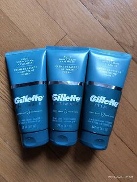 Gillette 90317433 3 Pack Intimate 2-in-1 Pubic Shave Cream And Cleanser 6 Fl Oz Each Mens