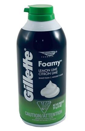 Gillette 90727057 New Foamy Lemon Lime Shaving Cream 11oz Discontinued Hard To Find