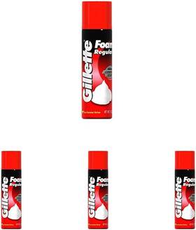Gillette M-bb-1531 Foamy Regular Shaving Foam 2 Oz Pack Of 4