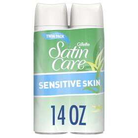 Gillette Venus 704628 Satin Care Sensitive Skin Shave Gel For Women 7 Ounce 2 Count