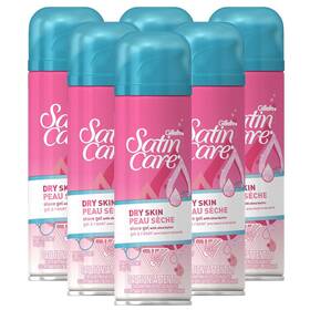 Gillette Venus W-bb-2201 Satin Care Dry Skin Shave Gel For Women 6 Count 7oz Each