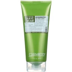 Giovanni 52044 Moisturizing Shave Cream Invigorating Tea Tree And Mint 7 Oz
