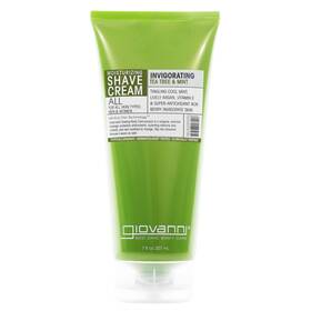 Giovanni 885465678915 Moisturizing Shave Cream - Invigorating Tea Tree And Mint Scented Enriched Wit