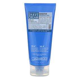 Giovanni Gio-18321 Moisturizing Shave Cream Mild For Sensitive Skin Fragrance Free 7