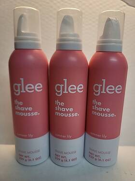 Glee 047400667167 3 - Shave Mousse Womens Summer Lily All Skin Types Alcohol Free 8oz Ea
