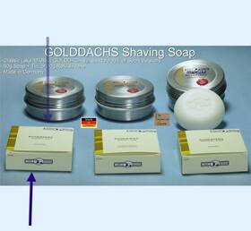 Golddachs 7653155711 Classic Hard Shaving Soap Helicoid Aluminum Tin 100% Made In Germany