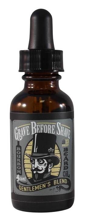 Grave Before Shave 638346309626 Gentlemens Blend Beard Oil Bourbon/sandal Wood Scent