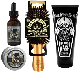 Grave Before Shave 658632140016 Beard Care Pack Gentlemens Blend Grave Before Shave 658632140016 Beard Care Pack Gentlemens Blend