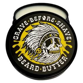 Grave Before Shave 658632140269 Teakwood Blend Beard Butter 4oz Jar