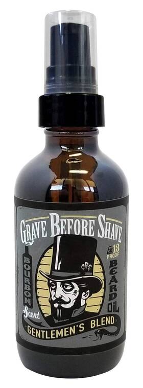 Grave Before Shave Gbs4ozgbbo 4oz Beard Oil Bourbon Sandalwood Scent 4x More Value