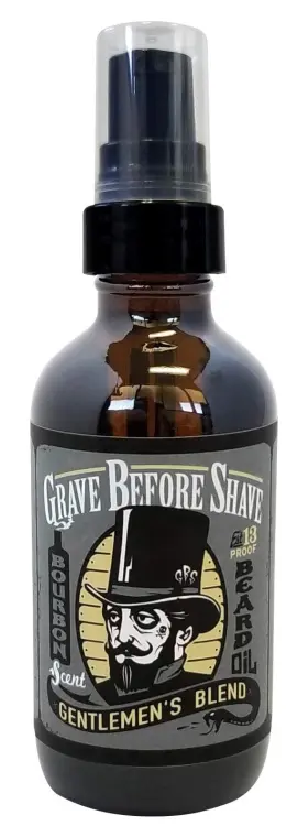Gbs4ozgbbo Grave Before Shave 4oz Beard Oil Bourbon Sandalwood Scent 4x More Value