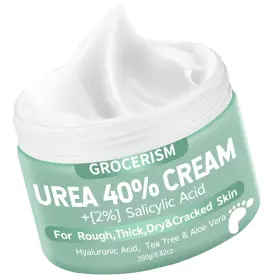 Cream-250g-de Grocerism Urea Cream 40 Percent For Feet Plus 2% Salicylic 8.82 Ounce Pack Of 1 40%