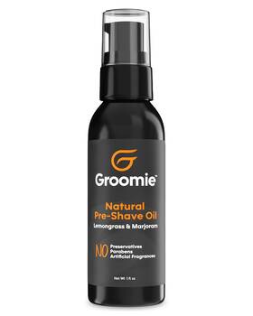 Groomie 711181322309 Natural Pre-shave Oil For Bald Headed Men And Women Specially Formula