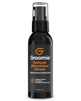 Groomie 859850007734 Natural Aftershave Serum For Bald Men - Mens Skin Care And After Shav