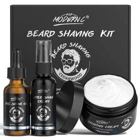Guangzhou Yuanshengyuan Cosmetics Co. Ltd. 810173460286 3pcs Shaving Kit For Men Gift Basket Christmas Birthday Valentines Fathers