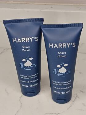 Harrys 855380004403 2 Pack Of Shave Cream 3.4oz New