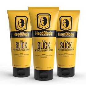 Headblade 793379291765 Headslick Shave Cream 8 Oz For Smooth Head Shaving Bald Men Helps With I