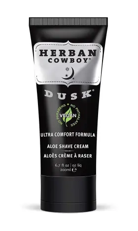 Herban Cowboy 788021896856 Dusk Aloe Shaving Cream Ultra Comfort Formula 6.7 Fl Oz Pack Of 2