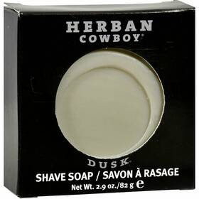 Herban Cowboy 805002000443 Natural Mens Grooming Shaving Soap Dusk 82 G 2.9 Ounce Pack Of 12
