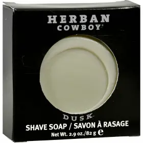 Herban Cowboy 805002000443 Natural Mens Grooming Shaving Soap Dusk 82 G 2.9 Ounce Pack Of 12