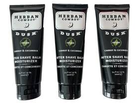 Herban Cowboy 805002000726 Wow 3 Dusk After Shave Balm Moisturizer Carrot And Cucumber 3.4 Ozs
