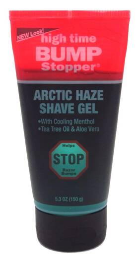 High Time Bump Stopper Shave Gel W/aloe& Tea Tree Oil 5.3oz 711181937350 With Aloe& 5.3oz
