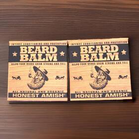 Honest Amish 689017293591 Beard Balm All Natural And Organic 2 Oz. New In Box Pack