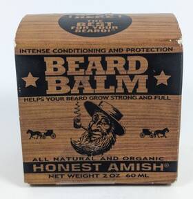 Honest Amish 850016005052 Beard Balm Conditioning And Protection All Natural Organic 2 Oz New