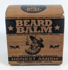 Honest Amish 850016005052 Beard Balm Conditioning And Protection All Natural Organic 2 Oz New Honest Amish 850016005052 Beard Balm Conditioning And Protection All Natural Organic 2 Oz New