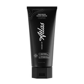 House Of Atlas 810077122761 Precision Shave Cream For Men Rich 6 Fl Oz Pack 1 Black