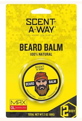 Hunter Specialties 888151083147 Specialites Scent-a-way Beard Balm For Or Mustache Sent Control
