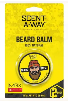 Hunter Specialties 888151083147 Specialites Scent-a-way Beard Balm For Or Mustache Sent Control