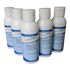 1-07-k800cd Hydrox 5 - Fresh Moment Travel Size Shave Gel With Aloe Vera And Silk Proteins 1.5 Oz