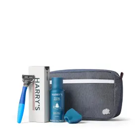 Inc. 705353752964 Travel Shaving Kit For Men - Toiletry Bag Razor Foaming Shave Gel And Blade C