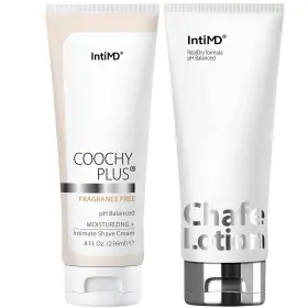 Intimd 850013300655 Coochy Plus Fragrance Free And Chafe Lotion Kit - Intimate Shave Cream Prevents