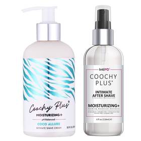 Intimd Int-cp0008ca Int-as0004 Coochy Plus Intimate Shaving Complete Kit - Coco Allure And Organic After Shave