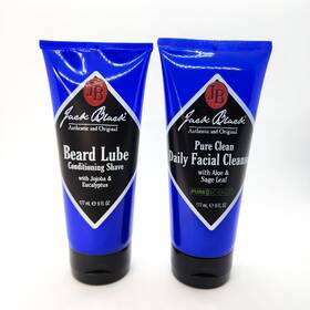 Jack Black 682223010020 Beard Lube Conditioning Shave Pure Clean Facial Cleanser 6 Oz New