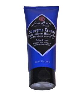 Jack Black 682223010112 Supreme Cream Triple Cushion Shave Lather - Macadamia Oil 73 G/2.6 Oz