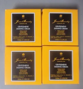 Cream-5.2 James Bronnley 012598002217 Four Gentlemens Shaving Oz-england-new