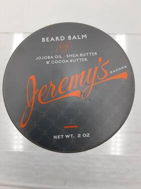Jeremy S 704260715253 Jeremys Razors Mens Beard Balm 2 Oz New