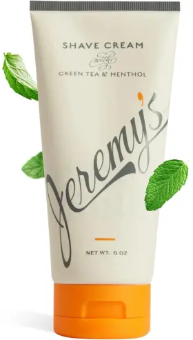Jeremys 445005769744 Jeremy S Razors Shaving Cream Mens With Green Tea Menthol 6 Fl Oz Off White Jeremys 445005769744 Jeremy S Razors Shaving Cream Mens With Green Tea Menthol 6 Fl Oz Off White