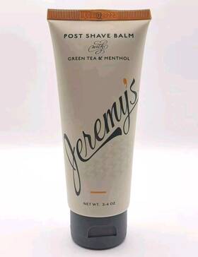 Jeremys 704260619254 Post Shave Balm With Green Tea And Menthol - 3.4 Oz New Sealed