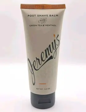 Jeremys 704260619254 Post Shave Balm With Green Tea And Menthol - 3.4 Oz New Sealed Jeremys 704260619254 Post Shave Balm With Green Tea And Menthol - 3.4 Oz New Sealed