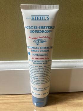 Kiehls 700194713768 Close Shavers Squadron Ultimate Brushless Shave Cream Blue Eagle 5.0 Oz