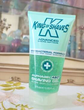 King Of Shaves 688003102374 Alphagel Asc2 Active Sensitive Skin Cleansing 5.95 Oz Shaving Gel